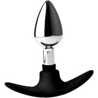 Master Series Dark Invader Metal & Silicone: Analplug