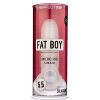 Perfect Fit Fat Boy Micro Rib Sheath 5.5: Penishülle