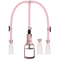 Pumped Clitoral & Nipple Pump Set M: Klitoris-/Nippel-Pumpe, rosa/roségold 6 Pumped Clitoral & Nipple Pump Set M: Klitoris-/Nippel-Pumpe