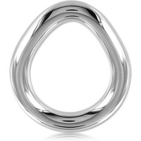 Black Label Stainless Steel Flared Cock Ring: Edelstahl-Penisring (50mm)