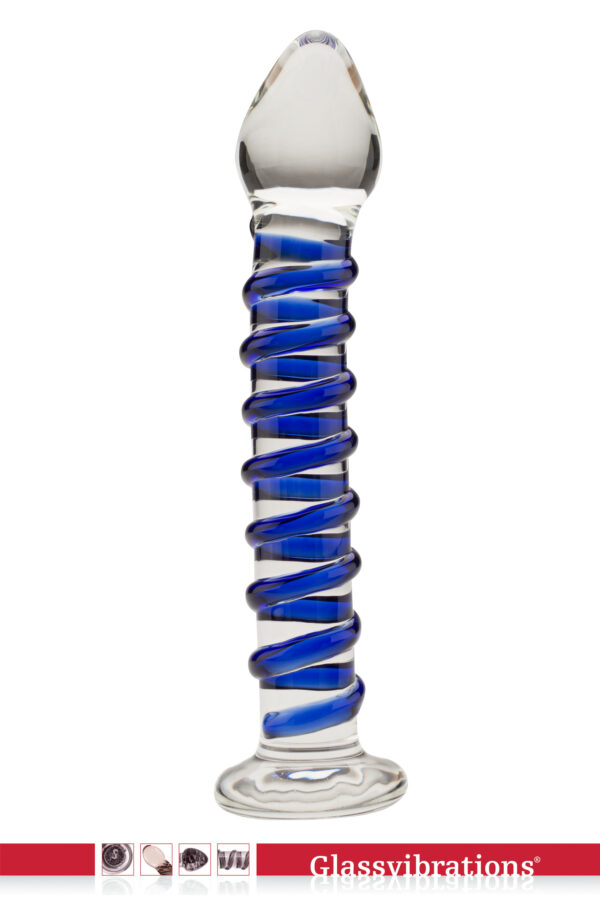 Glasdildo Blue Wave-4260404171683