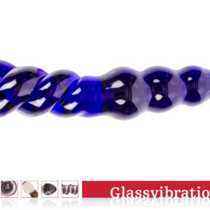 LIMITED EDITION! Glasdildo Blaue Liebe-4260404170396