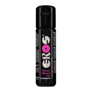 EROS Kissable Massage Gel - STRAWBERRY 100 ml-4035223421017