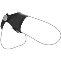 Leder-Penismanschette mit Hodenriemen