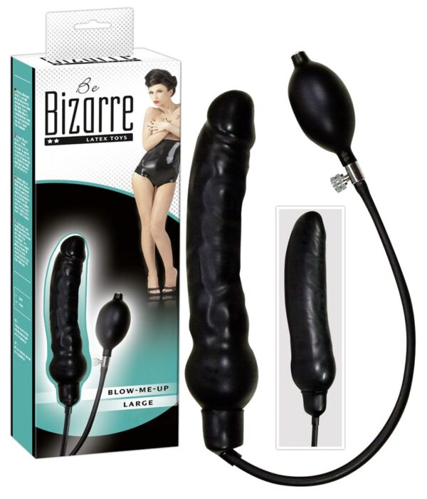 Realistischer Dildo aufpumpbar 25 x 4,2 cm