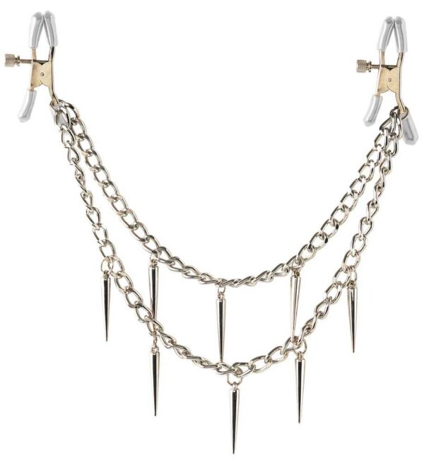 Rock Hard Nipple Clamps Nippelklemmen Silber-4024144558469