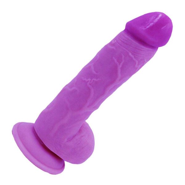 Mega-Dildo in lila mit Saugnapf 23 x 5 CM-