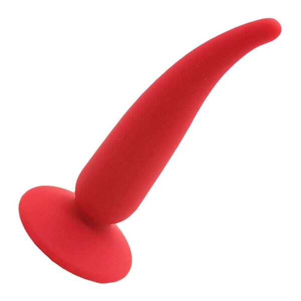 Analdildo aus Silikon Red Chili 12 CM-