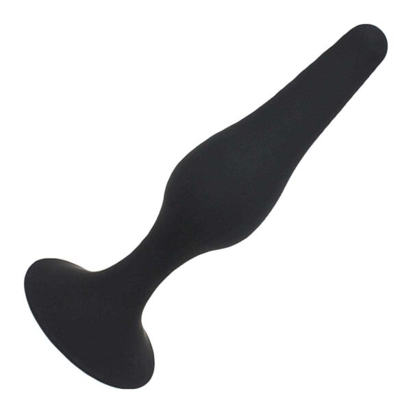Silikon-Analplug Schwarz Saugi XL 15 CM-