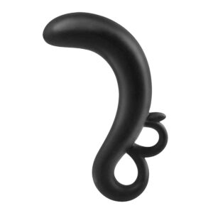 Prostata-Analdildo aus Silikon Schwarz 14 CM-
