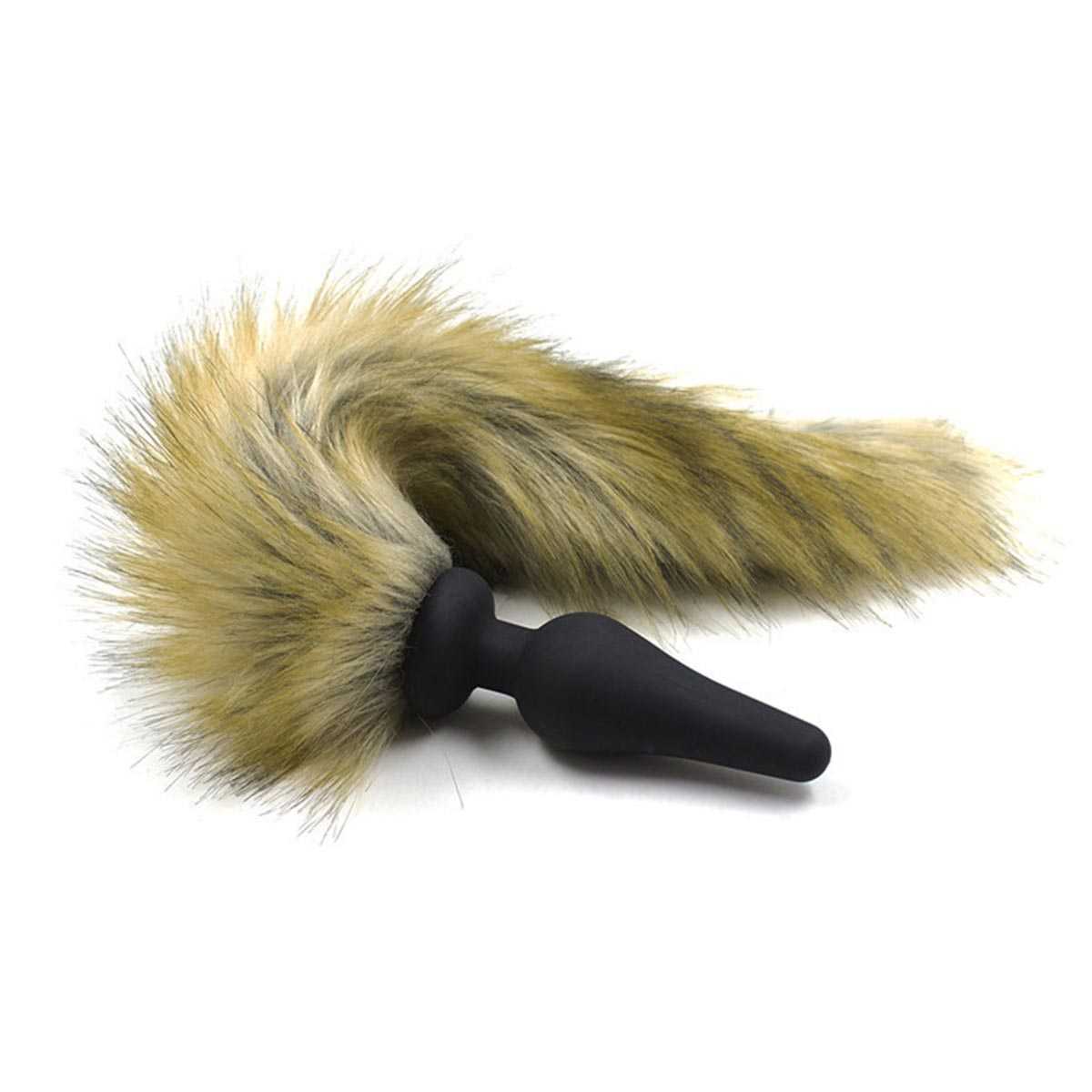 Anal-Plug mit Fuchsschwanz Braun- 2