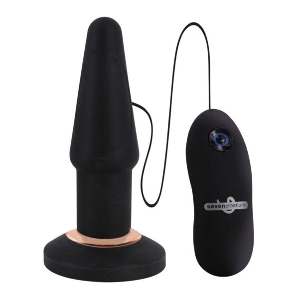 Analvibrator Seven Creations Apex Schwarz-4890888141324