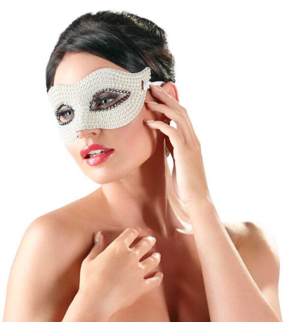 Augenmaske mit Perlen-4024144318544