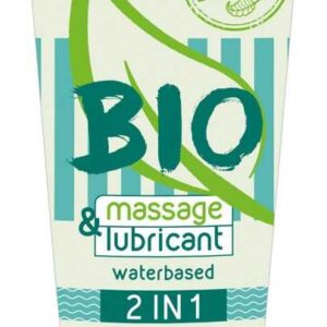 HOT BIO Massage & Lubricant 2in1 Waterbased 200 ml-4042342004328
