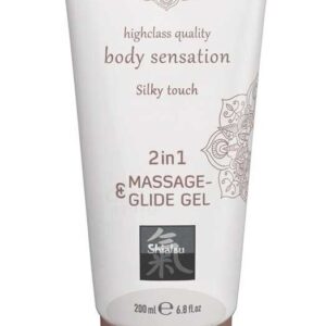 Massage & Glide Gel 2in1 Silky Touch 200 ml-4042342004984