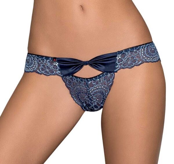 Obsessive Panties aus Spitze Blau-5901688207994