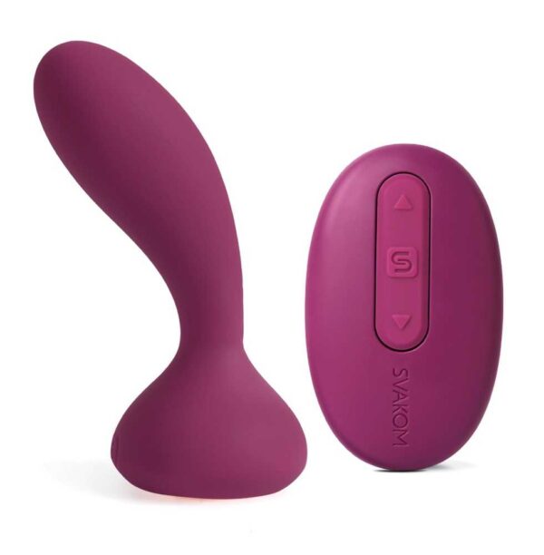 Analplug Vibrator Svakom Julie Lila-6959633162132