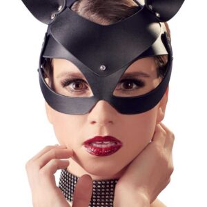 Kopfmaske mit Katzenohren Bad Kitty Schwarz-4024144408863
