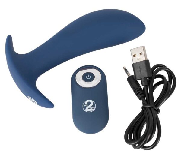 Vibrating Butt Plug You2Toys Blau-4024144607143