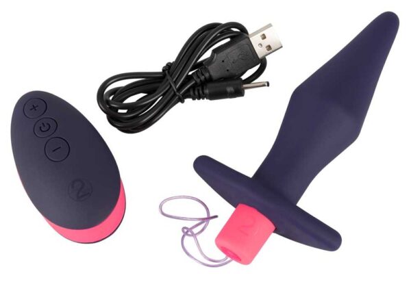Vibro-Analplug mit Fernbedienung und 10 Vibrationsmodi You2Toys Lila-4024144607921