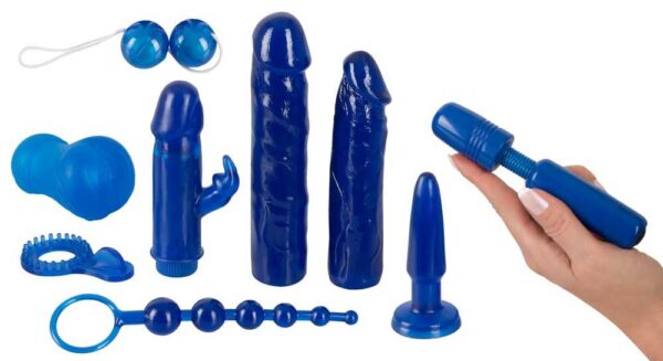 9-teiliges Couple Sex Toy Set You2Toys Blau-4024144638574