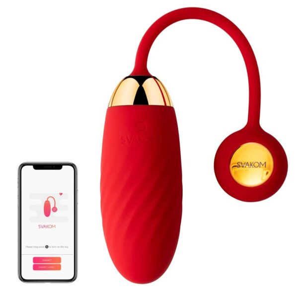 Vibro-Ei Ella Neo mit 11 leisen Vibrationsmodi Svakom Rot-6959633166963