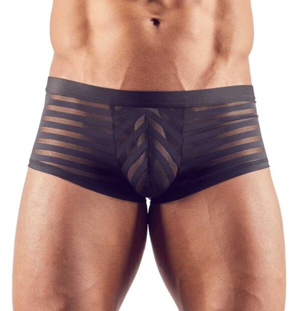 Pants im semitransparenten Streifenlook Svenjoyment Schwarz-4024144307623