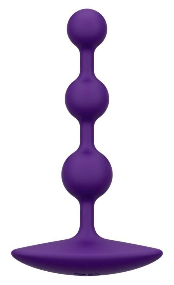Flexible Analkette "Amp" mit 3 Kugeln Romp Lila-4251460612296