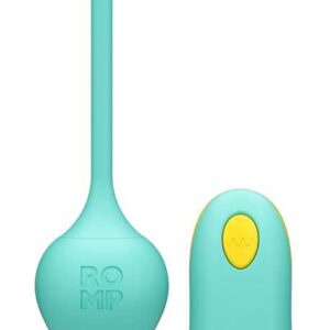 Vibrokugel-Duo "Cello" mit 10 Vibrationsmodi Romp Türkis-4251460612272