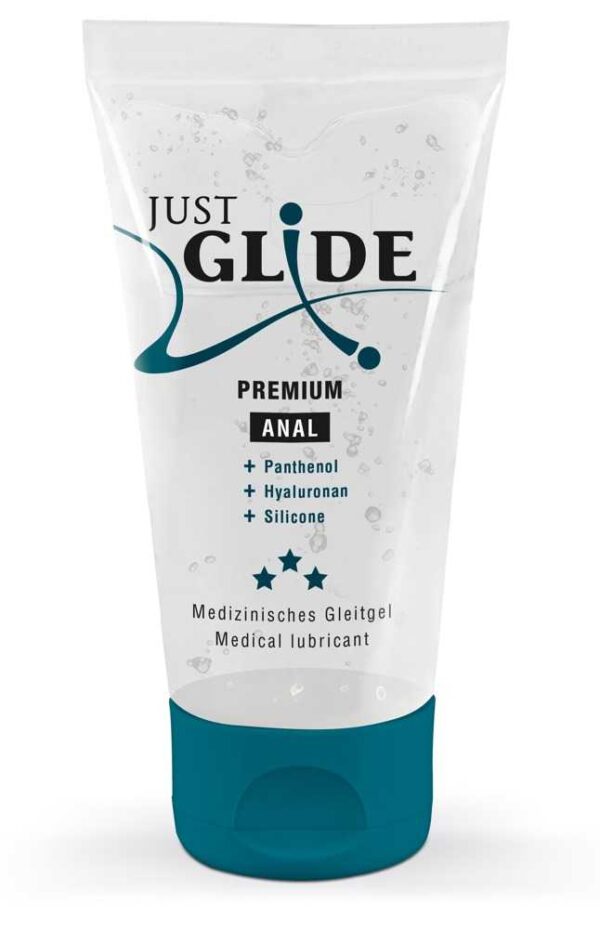 Just Glide Premium Anal Gleitgel mit Hyaluron und Panthenol 50 ml-4024144642588