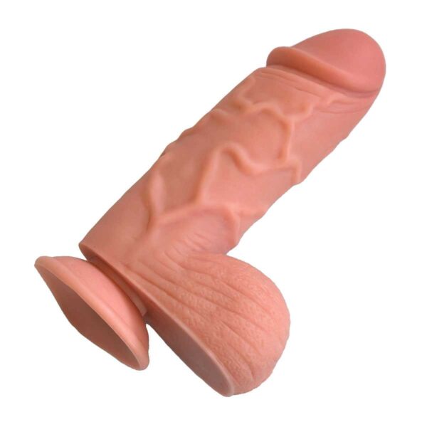 Dicker Dildo "Chucky" mit Saugnapf Natur 24 cm-