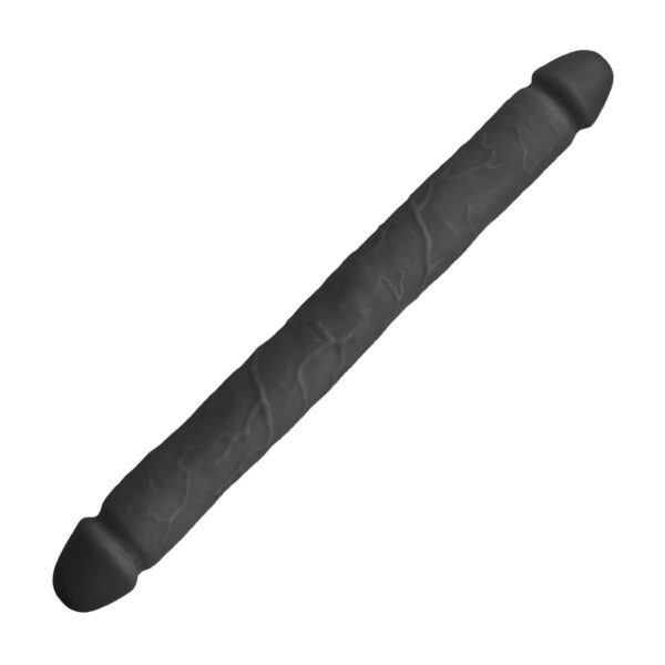 Großer Doppeldildo Schwarz 46 cm-