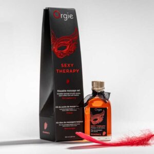 Massage-Öl Sexy Therapy Kissable Massage Set Strawberry-5600298351317