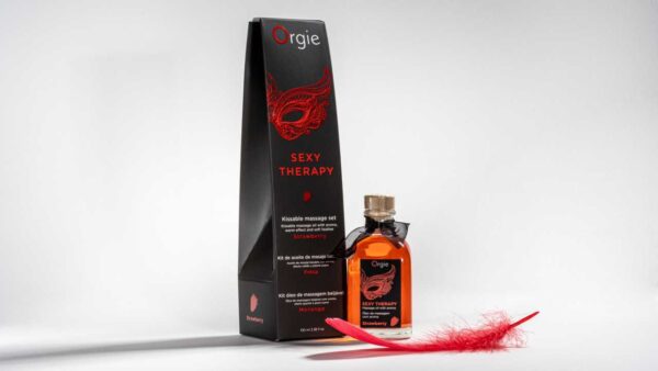 Massage-Öl Sexy Therapy Kissable Massage Set Strawberry-5600298351317