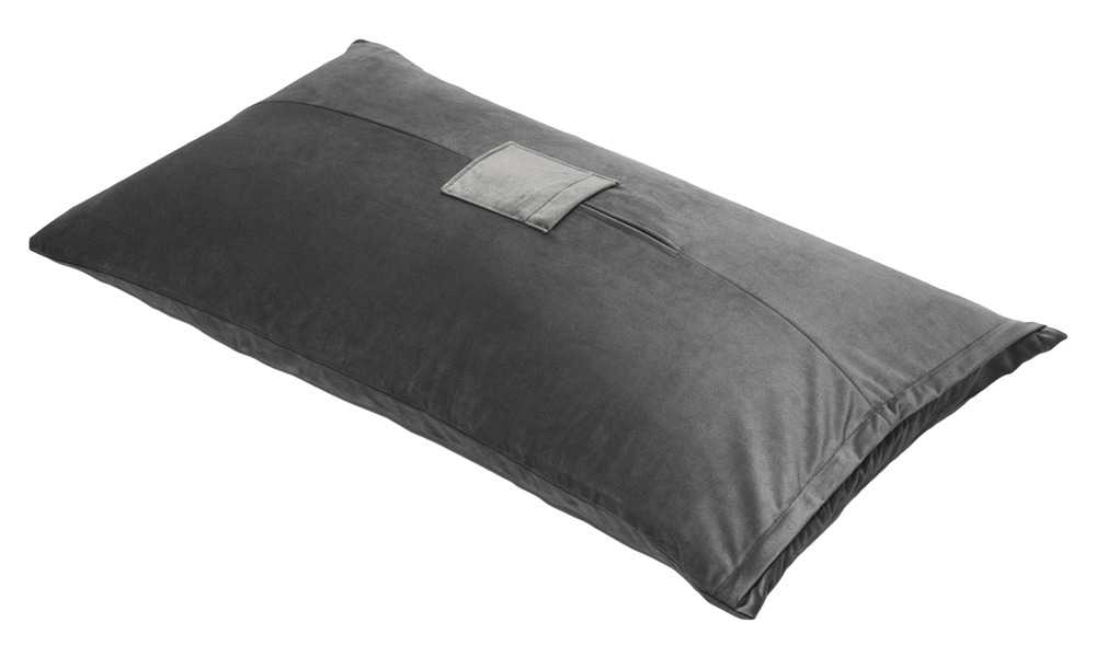 Humphrey Längliches Kissen mit 2 Halterungen für Toys Schwarz-845628071663 2 SW12213