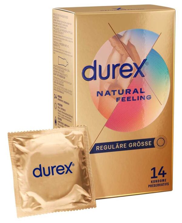 Durex 14 Natural Feeling Kondome 56 mm-4002448190424