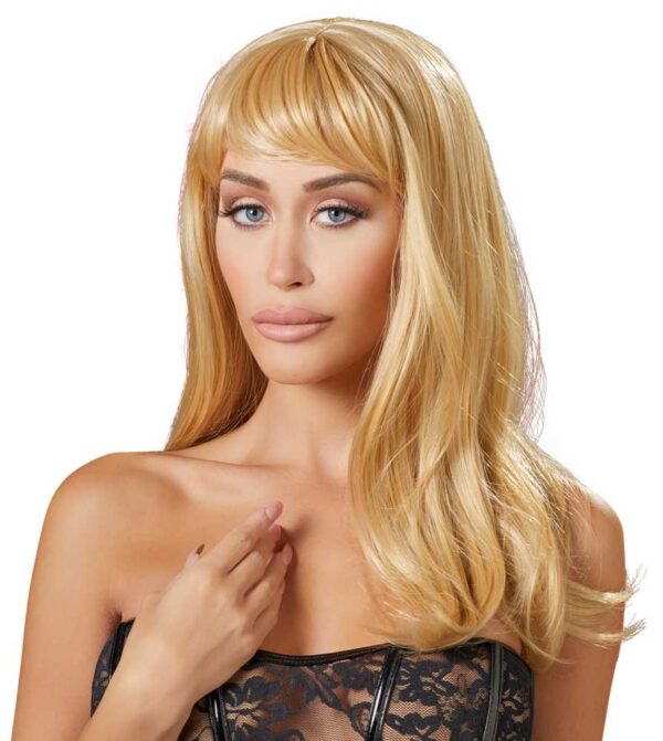 Cottelli verstellbare blonde Langhaarperücke-4024144771707