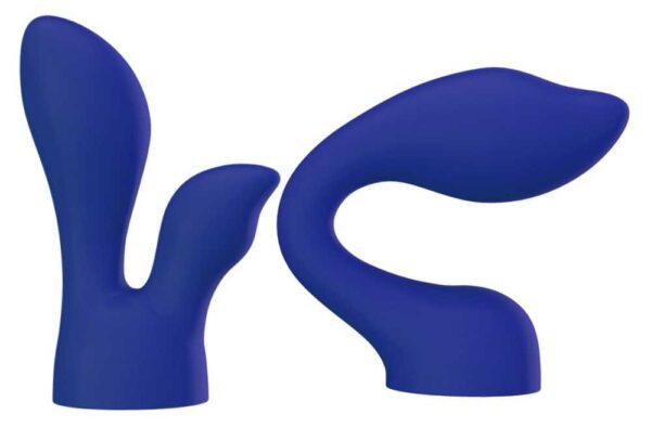 Palmsensual 2 Aufsätze für den für den Palmpower Massager Blau-677613305367