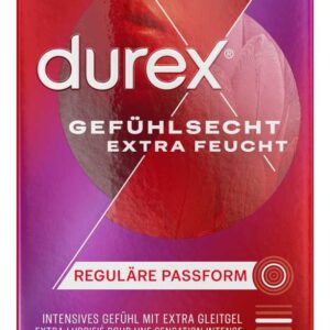 Durex 8 Gefühlsecht Extra Feucht Kondome 56 mm-4002448190646