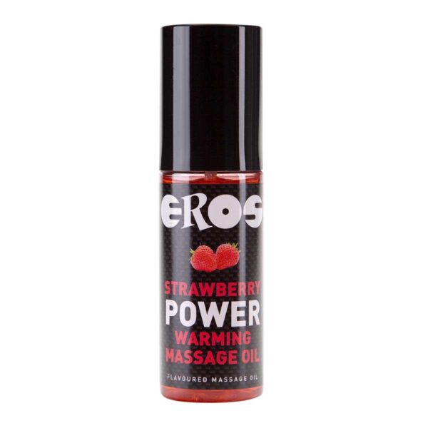 EROS Strawberry Power Warming Massage Oil 100 ml-4035223185506