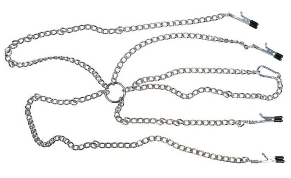 Zaumzeug mit Klemmen Silber-4024144527519