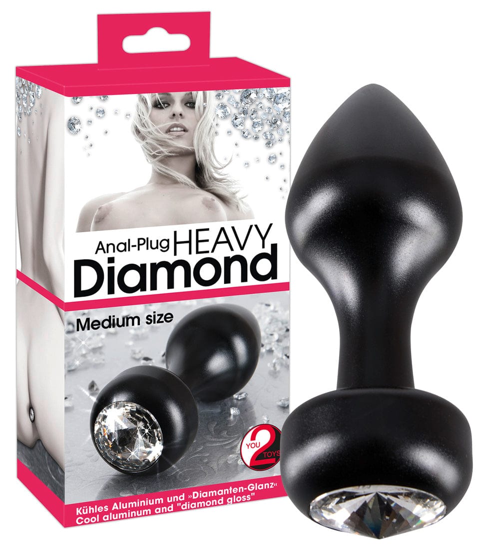 analplug black diamond medium 8 x 3 cm 1152609539