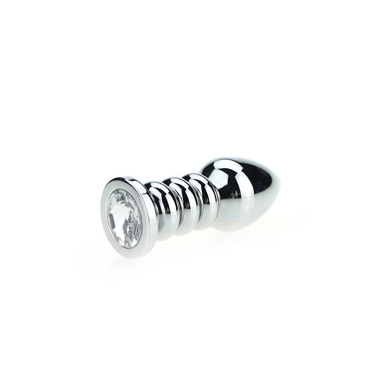 Analplug gerippter Diamant 10,5 x 3,5 cm 1 analplug gerippter diamant 10 5 x 3 5 cm transparent 1152607093