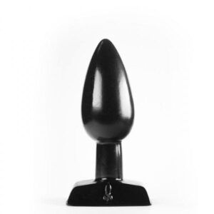 Analplug Speerspitze schwarz 11 x 5 cm