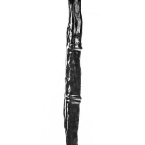 Animaldildo Pferdedoppelpenis L schwarz 64 x 6,8 cm
