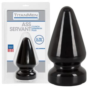 Ass Servant Anal Plug, 19,5 x 9,5 cm