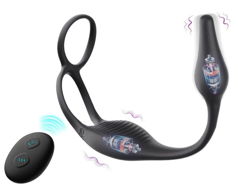 Analplug mit Ringen 7 x 2,6 cm 1 Analplug mit Ringen 7 x 2,6 cm