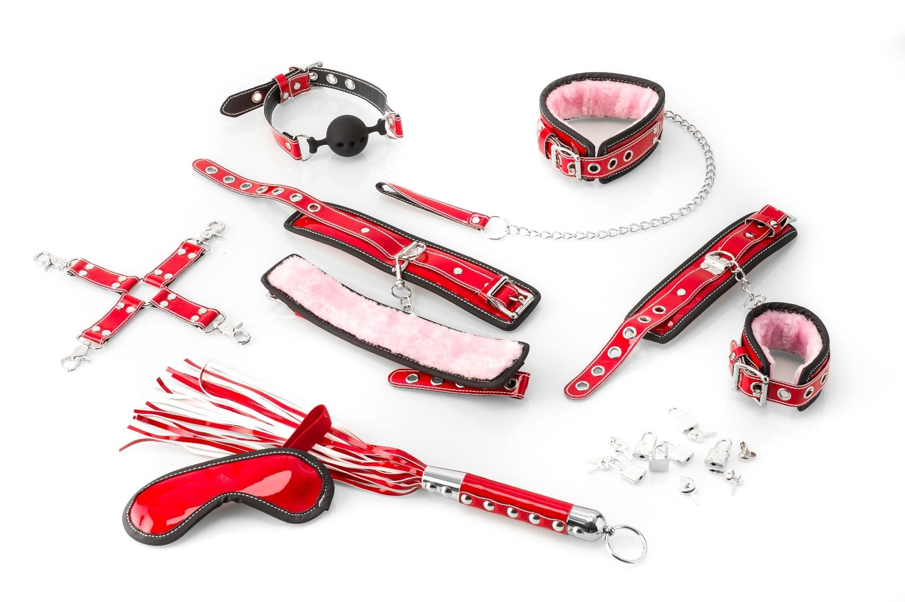 Bondage Set Mega Beginner Rot 4 bondage set mega beginner rot 1152607267