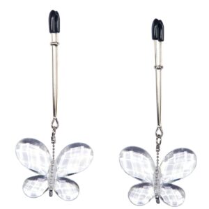 Nippelklemmen Butterfly Clamps Silber-4024144523948