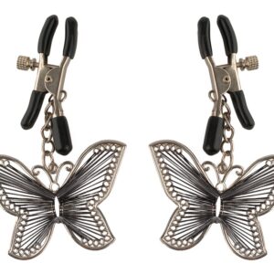 Butterfly Nipple Clamps Nippelklemmen Silber-4024144555420